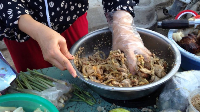 Đặc sản chạo chân giò làm đơn giản. Ảnh minh họa.