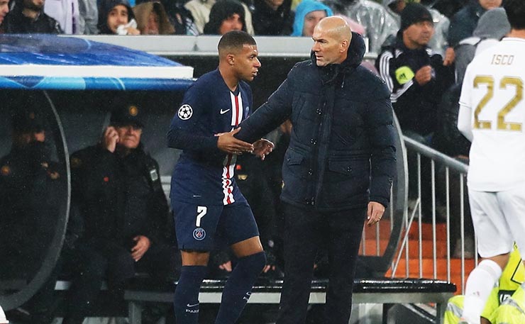 HLV Zidane sẽ được phía PSG trả hậu hĩnh nếu giữ chân được Mbappe