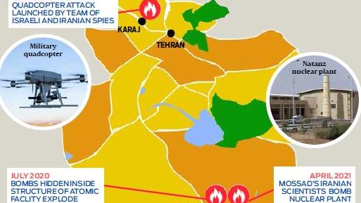 Trong&nbsp;gần một năm, Israel 3 lần tấn công phá hoại các cơ sở hạt nhân của Iran.