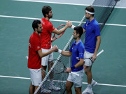 Thể thao - Djokovic thua đánh đôi trước &quot;số 1 thế giới&quot;, Serbia gục ngã ở bán kết Davis Cup