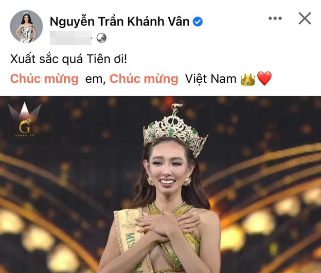 Dàn sao Việt chúc mừng Thùy Tiên đăng quang, riêng người này gây tranh cãi dữ dội - 8