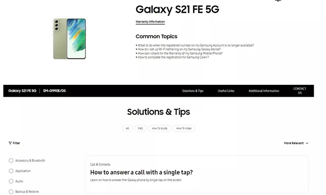 Samsung đã sẵn sàng tung Galaxy S21 FE.