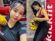 Thể thao - Hot girl phòng Gym Quỳnh Nguyễn vòng ba 100cm tung cước khiến fan trầm trồ