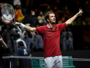 Thể thao - Davis Cup: Medvedev đổ máu, vẫn giúp ĐT Nga vào chung kết