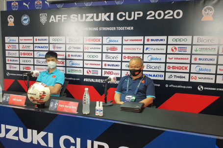 Họp báo ĐT Việt Nam - Lào AFF Cup: Thầy Park mơ thắng "chung kết sớm" với Malaysia