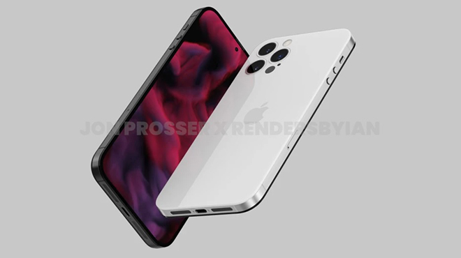 Ảnh concept iPhone 14 Pro.