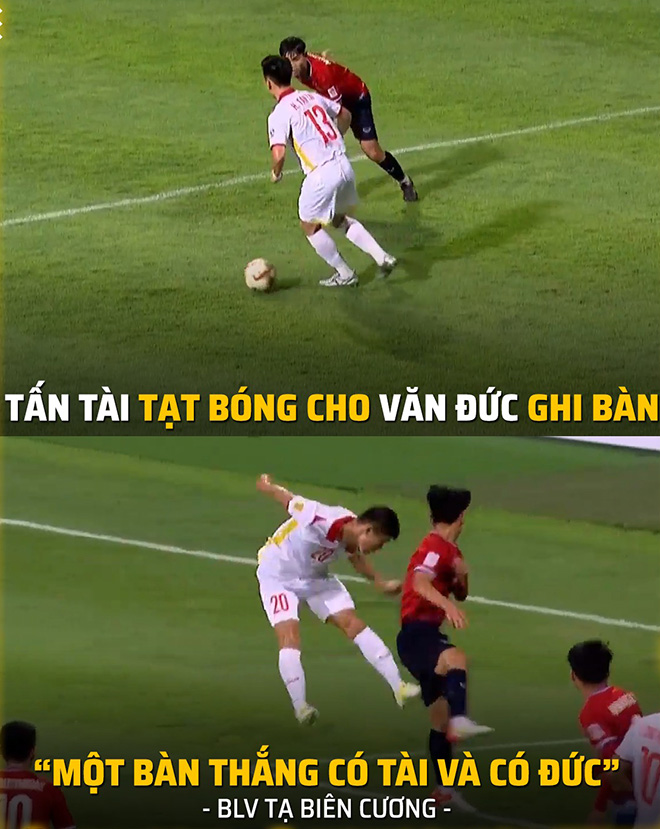 Bàn thắng có Tài có cả Đức.