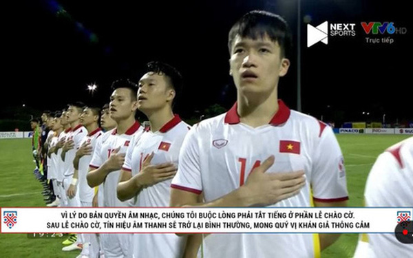 Quốc ca sẽ không còn bị ngắt tiếng trước các trận đấu của ĐT Việt Nam. Ảnh chụp màn hình.