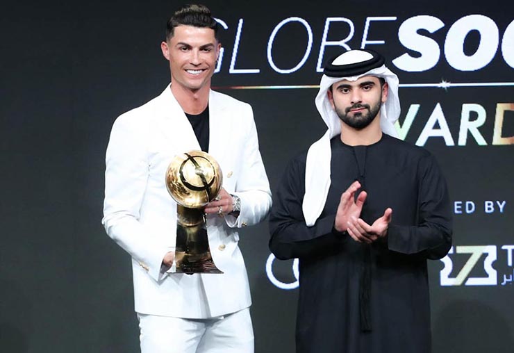 Ronaldo đã có tới 6 lần được vinh danh ở giải thưởng này