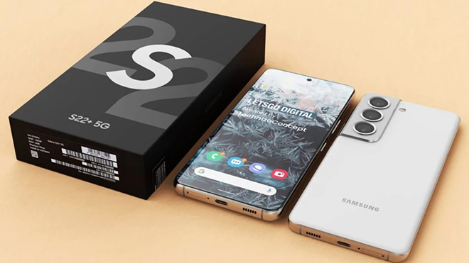 Ảnh concept Galaxy S22+.