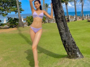 Thời trang - Hoa hậu Đỗ Thị Hà mặc bikini khoe đôi chân 1m11, chiến thắng ở phần thi quan trọng