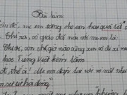 Giáo dục - du học - Học sinh tiểu học miêu tả mẹ mà như kể chuyện vào sở thú khiến phụ huynh dở khóc dở cười