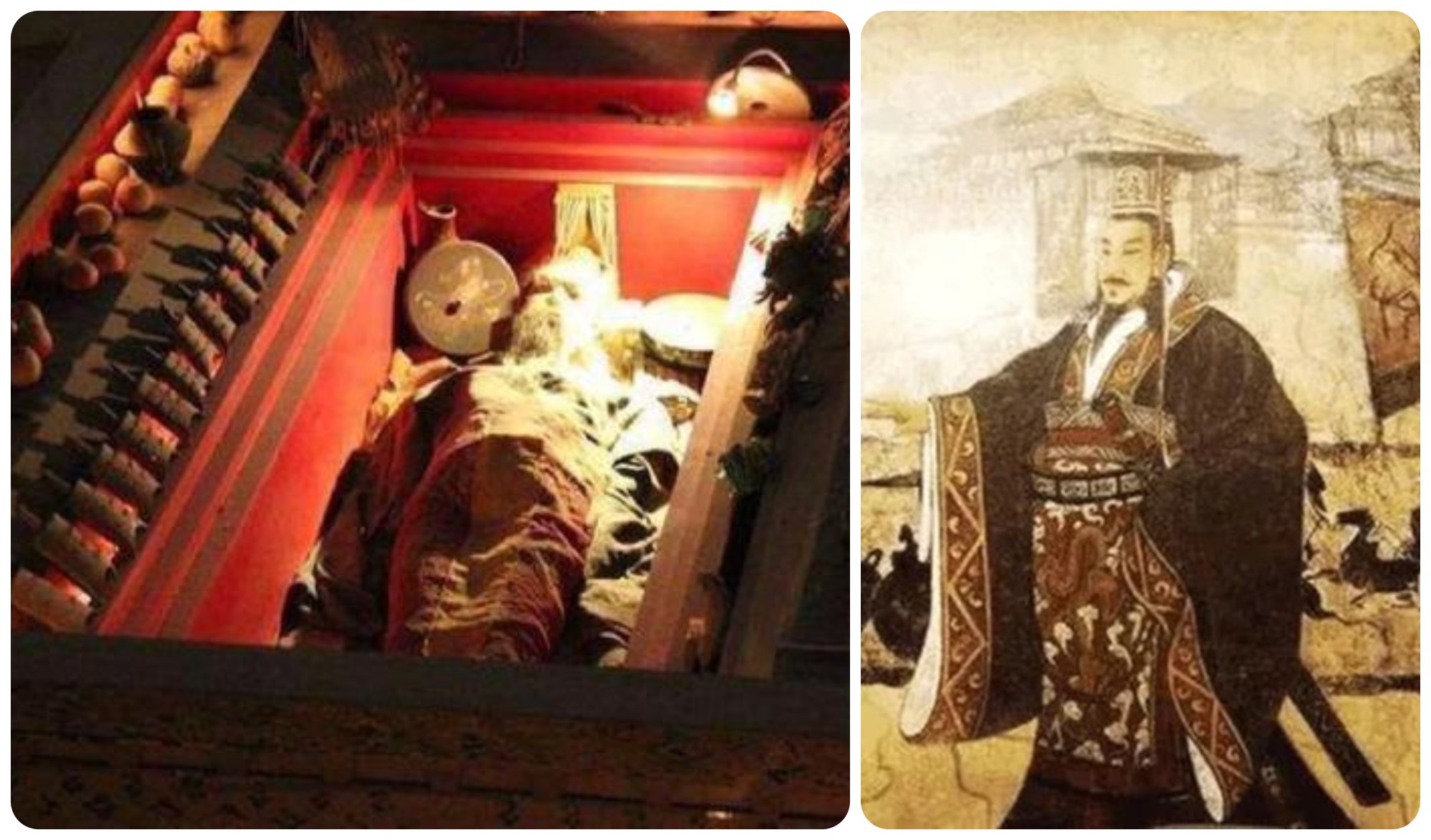 Lăng mộ của Tần Thủy Hoàng đến nay mới chỉ khai quật được lớp ngoài (ảnh: Daynews)