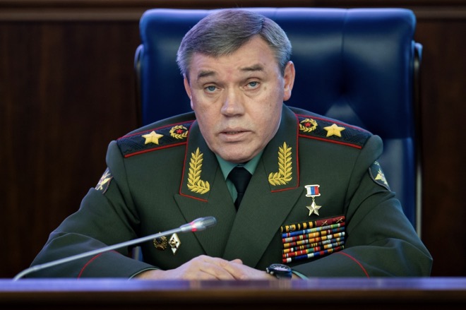 Đại tướng&nbsp;Valery Gerasimov, Tổng tham mưu trưởng các lực lượng vũ trang Nga.