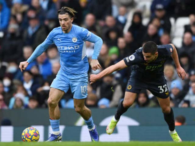 Man City hoàn toàn áp đảo Wolves