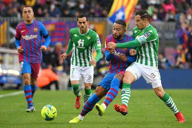 Barca thua trận gần nhất tại La Liga trước Betis