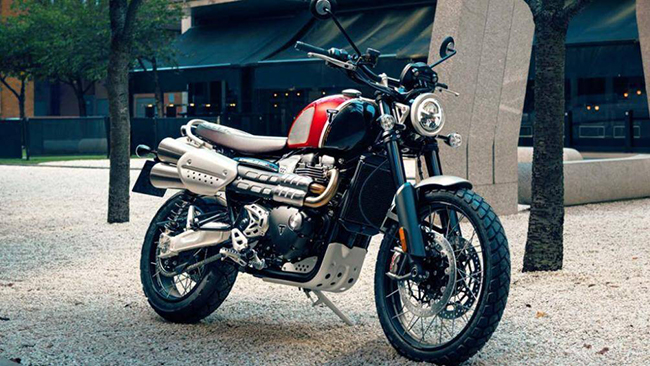 4. Triumph Scrambler 1200XE Gold Line 2022
