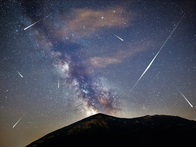 Mưa sao băng Geminids - Ảnh: INDEPENDENT