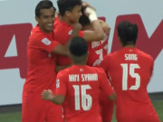 Bóng đá - Video bóng đá Singapore - Timor Leste: Chiến thắng dễ dàng, đua đầu bảng với Thái Lan (AFF Cup)