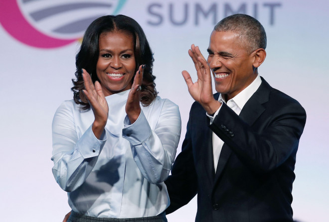 Vợ chồng cựu Tổng thống Barack Obama được bầu là những người được ngưỡng mộ nhất thế giới. Ảnh: USA Today&nbsp;