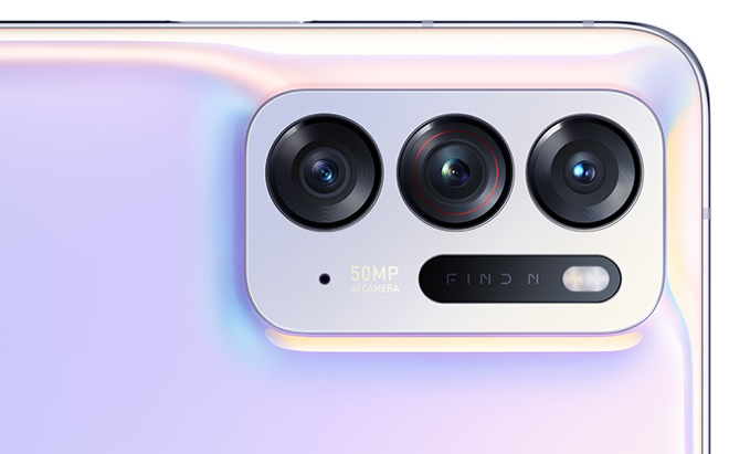 Cận cảnh camera của Oppo Find N.