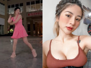 Thể thao - Hot girl váy hồng múa côn vun vút, bố mẹ bảo dịu dàng mới lấy được chồng