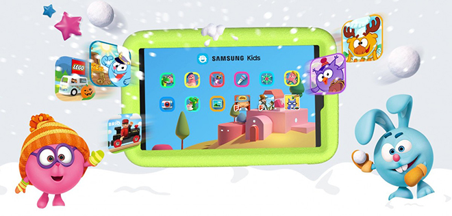Galaxy Tab A7 Kids là chiếc máy tính bảng cho trẻ em.
