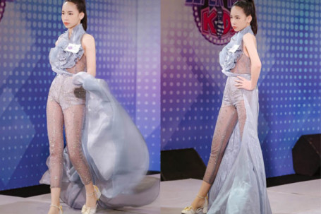 Cô bé 12 tuổi cao 1m68 khiến Hoa hậu Lương Thùy Linh trầm trồ là ai?