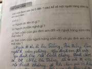 Bạn trẻ - Cuộc sống - Học sinh tiểu học viết văn miêu tả người hàng xóm khiến bố mẹ chỉ muốn độn thổ