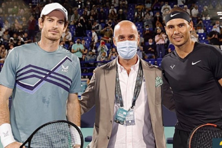 Nóng tennis: Nadal bị Murray gieo sầu ngày tái xuất ở bán kết giải Mubadala