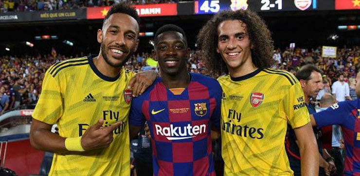 Barca muốn có Aubameyang và sẵn sàng để Ousmane Dembele sang Arsenal