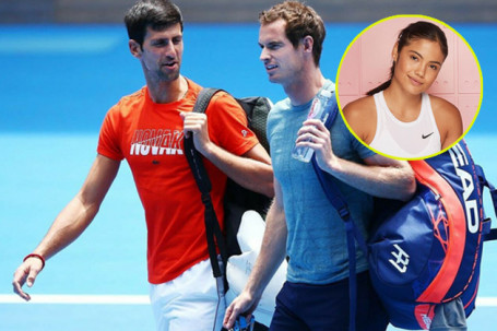 Djokovic bị Murray “đá xoáy”, người đẹp Raducanu mắc Covid-19 (Tennis 24/7)