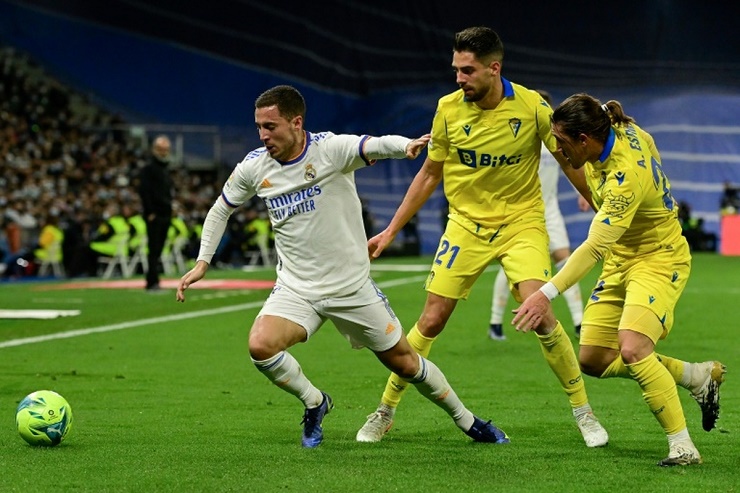 Hazard bị chỉ trích dù chơi không đến nỗi tệ trong trận Real Madrid hòa Cadiz