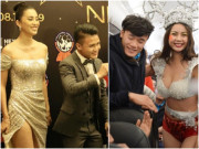 Đời sống Showbiz - Ninh Dương Lan Ngọc cùng dàn Hoa hậu khiến Quang Hải, Bùi Tiến Dũng bối rối