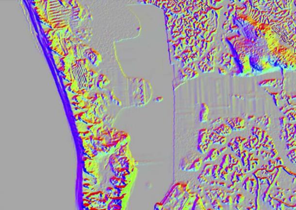 Hình ảnh LiDAR tiết lộ các cấu trúc ẩn - Ảnh: IAPH