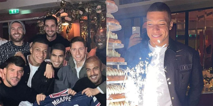 Mbappe mời nhiều đồng đội ở PSG đến dự tiệc sinh nhật&nbsp;hôm 20/12 nhưng không có&nbsp;Messi, Neymar