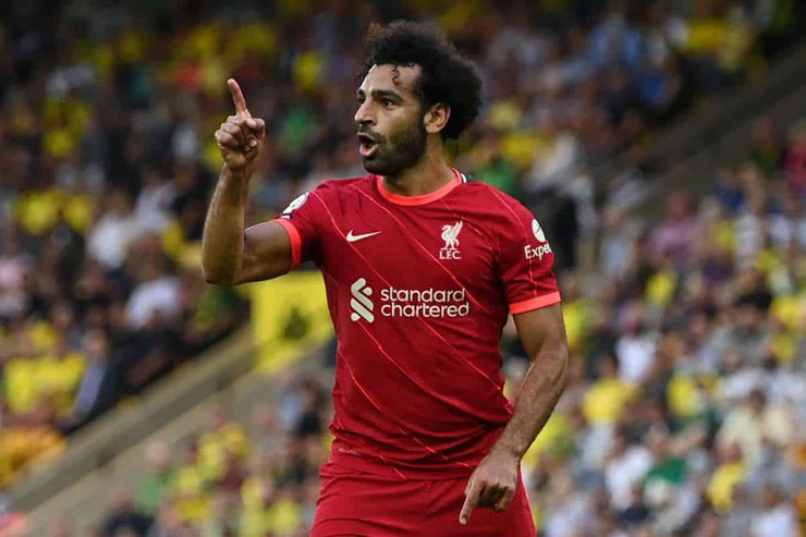 Tính tới thời điểm này của mùa giải 2021/22, Salah đã ghi tới 22 bàn ở Premier League và Champions League