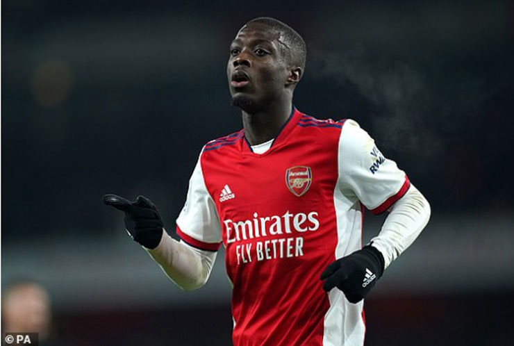 Nicolas Pepe ghi bàn nhân đôi cách biệt tỷ số cho "Pháo thủ"