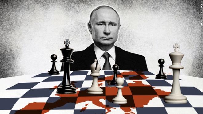 Phương Tây không thể đoán trước được các bước đi của ông Putin. Ảnh: CNN.