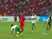 Bóng đá - Video bóng đá Singapore - Indonesia: Nỗ lực ngược dòng, hồi hộp chờ tái đấu (bán kết AFF Cup 2021)