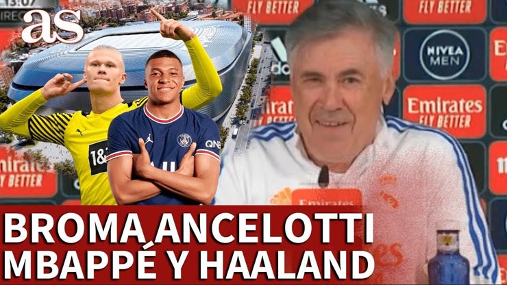 HLV Ancelotti để ngỏ khả năng có cả Haaland và Mbappe ở Real Madrid mùa sau