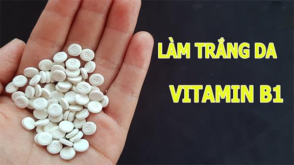 Làm trắng da với vitamin B1