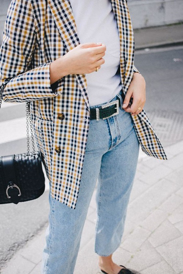 Những kiểu áo blazer kẻ caro siêu đẹp bạn gái nhất định phải có - 15