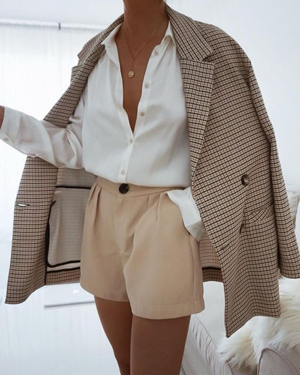 Những kiểu áo blazer kẻ caro siêu đẹp bạn gái nhất định phải có - 12