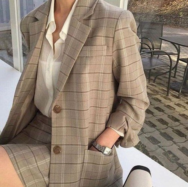 Những kiểu áo blazer kẻ caro siêu đẹp bạn gái nhất định phải có - 6