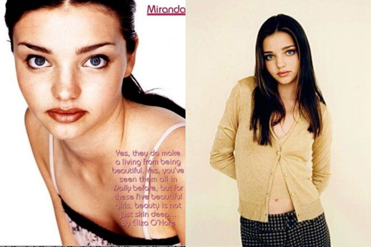 Khi mới là cô bé tuổi teen, người đẹp đã chứng minh năng lực làm người mẫu.