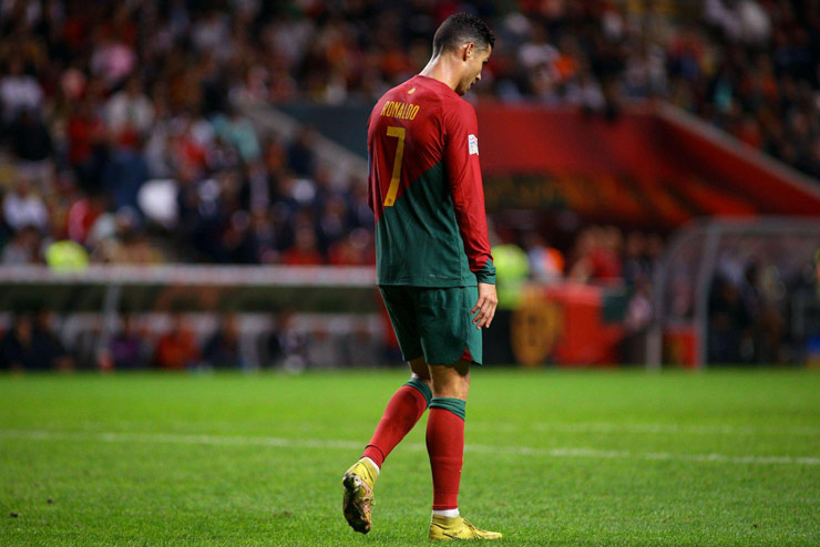 Ronaldo đang sa sút ở ĐT Bồ Đào Nha