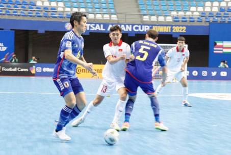 Video bóng đá Việt Nam - Nhật Bản: Cú đúp sao sáng, mở tiệc vào tứ kết (Futsal châu Á)