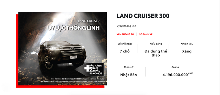 Toyota Land Cruiser LC300 tăng giá gần 100 triệu đồng và vẫn "kèm lạc" - 1