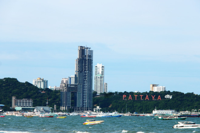 Phố biển Pattaya nổi tiếng của Thái Lan. Ảnh: Khuê Việt Trường